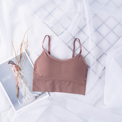 Rugleyne Women Cami Bra Lightly Padded Bra(Pink)