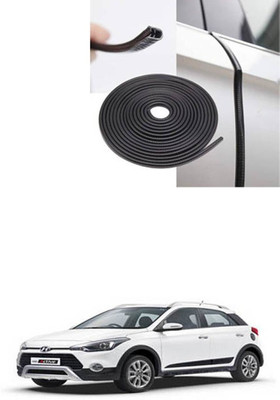 APICAL Car U Shape Edge Trim Rubber Strip Seal Protector For i20 Active Car Beading Roll For Window, Bumper(5 m)
