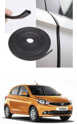 FKOK Rubber Car Door Guard(Black, Pack of 1, Tata, Tiago)