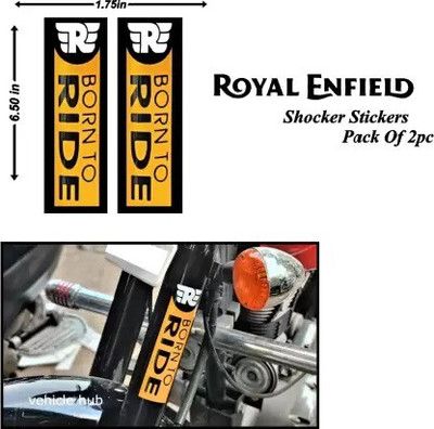 dv graphics Sticker & Decal for Car & Bike(Yellow, Black, White)