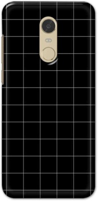 NDCOM Back Cover for Redmi Note 5 Grid Pattern Printed(Multicolor, Hard Case, Pack of: 1)