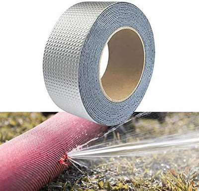 vakratunda Round Adhesive Adhesive Tape (Manual)(Set of 1, Silver)