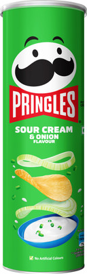 Pringles Sour Cream and Onion Flavour Chips(134 g)