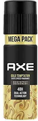 AXE GOLD TEMPTATION EXOTIC CAN BODY DEODORANT 215 ML X 1 Deodorant Spray  -  For Men(215 ml)