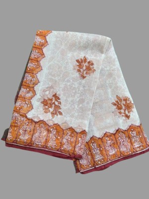 Aradhya Handworks Cotton Silk Printed Women Dupatta