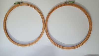 suukoon handmates 2 embroidery hoop frame of 10 inches Embroidery Hoop(Pack of 2)