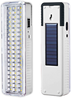 GLOWISH SOLAR RECHARGEABLE 60 LED SUPER BRIGHT SMD PORTABLE LED LIGHT 2 hrs Lantern Emergency Light(Multicolor)