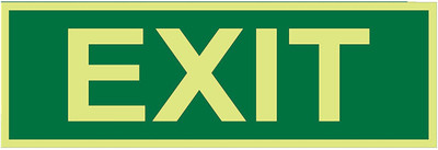 A1GRAPHIX (set of-4), 12X4 Inch Emergency Sign(Reflective Sign)