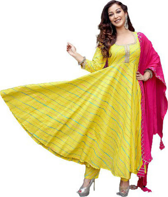 Radhe Fabric Women Kurta Pant Dupatta Set