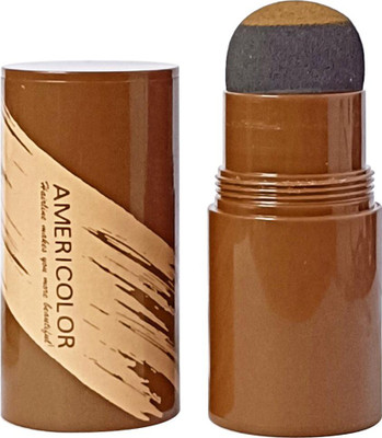 Gabbar ™2 in 1 Hair & Eyebrow Stamp Shaping Kit Eye Brow 3 Eyebrow Stencils Light Brown 10 g(Light Brown)