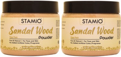 STAMIO Sandalwood Powder for Face Pack, Mask 80gm, Pack of 2(160 g)