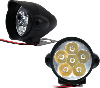 ALLEXTREME LED Fog Lamp Unit for Royal Enfield Jeep, Thar, Hummer H2, Marshal, Universal For Car