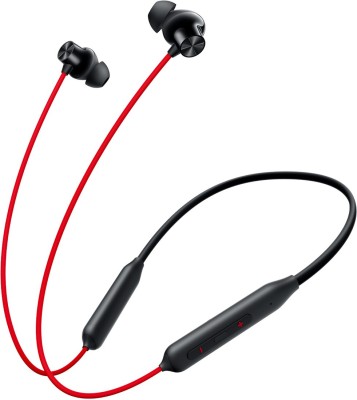 OnePlus Bullets Wireless Z2 Bluetooth Headset(Acoustic Red, In the Ear)