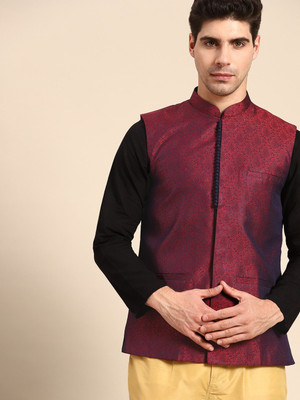 ANOUK Sleeveless Solid Men Jacket