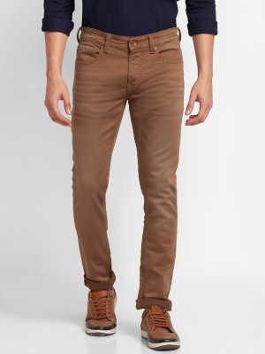 Spykar Slim Men Brown Jeans