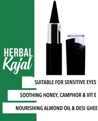 LILLYAMOR MATTE FINISH ULTRA SOFT CREAMY LONG LASTING KAJAL(BLACK, 6 g)