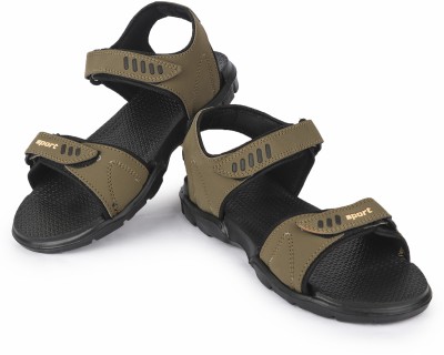 unishine Boys Velcro Sports Sandals(Green , 9 - 10 Years)