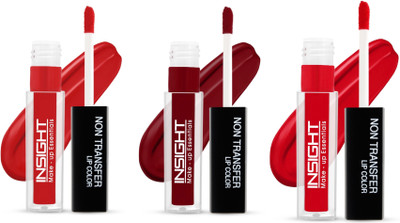 Insight Non Transfer Waterproof Liquid Lip Color (03,06,09) Pack of 3(03,06,09, 12 ml)