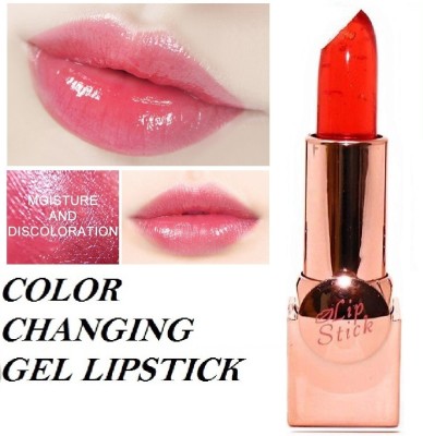 FELICECHIARA MAGIC COLOUR CHANGE GEL LIPSTICK WITH GOLD LEAF(CHERRY RED, 3.8 g)