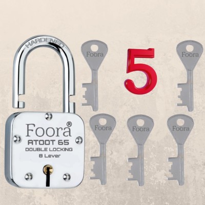 Foora Atoot 65 FOO Padlock(Silver)