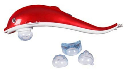 VINARGHYA Dolphine Handheld Massager with Vibration Magentic Infrared for Pain N Stress DEEP1 Massager(Red, White)