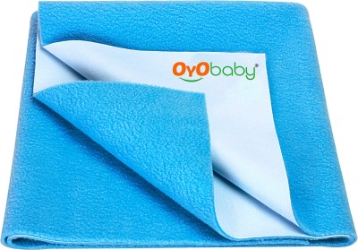Oyo Baby Microfiber Baby Bed Protecting Mat(Firoza, Medium)