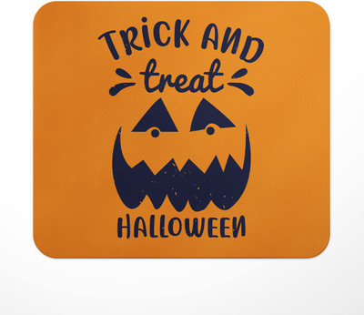LASTWAVE trick and treat halloween Design 2, Hallowean Theme Printed Mousepad(Multicolor)