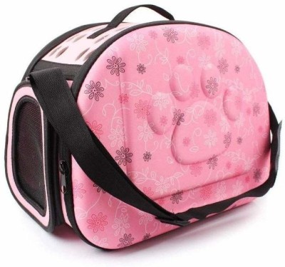 PSK PET MART Puppy Small Animals Apricot Small 32 * 20 * 22 - Pink Airline Pet Carrier(Suitable For Cat, Dog)