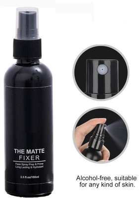 REIMICHI MATTE MAKE UP FIXER FACE SPRAY & LONG LASING ALL SKIN TYPE Primer  - 100 ml(Transparent)