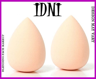 IDNI Cosmetic Beauty Makeup Sponge Blender Puff For Peach Blending Face Makeup (2pc)