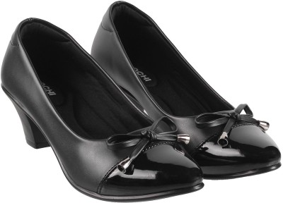 MOCHI Women Heels(Black , 4)