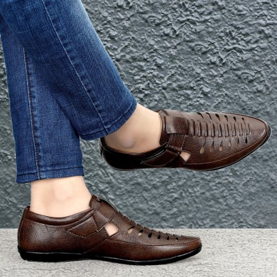 Elen Men Flats(Brown , 10)