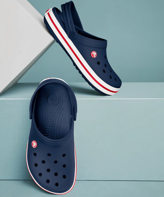 CROCS Crocband Men Clogs(Blue , 3)