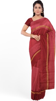 Saadhvi Printed Daily Wear Cotton Silk Saree(Maroon)