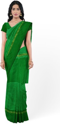 Guru Alankar Printed Daily Wear Georgette Saree(Green)