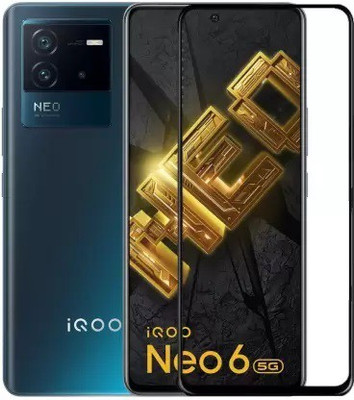 LIKEDESIGN Edge To Edge Tempered Glass for iQOO Neo 6 5G, Vivo iQOO Neo 6 5G, iQOO Neo 6(Pack of 1)
