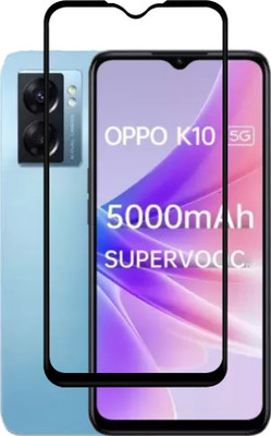 VDAT Edge To Edge Tempered Glass for OPPO K10 5G(Pack of 1)