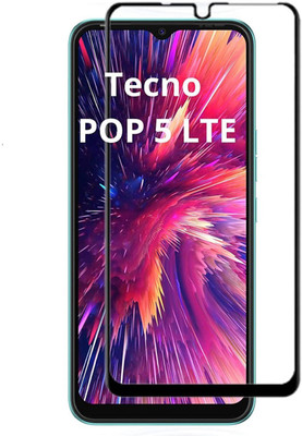 kentop Edge To Edge Tempered Glass for Tecno Pop 5 LTE(Pack of 1)