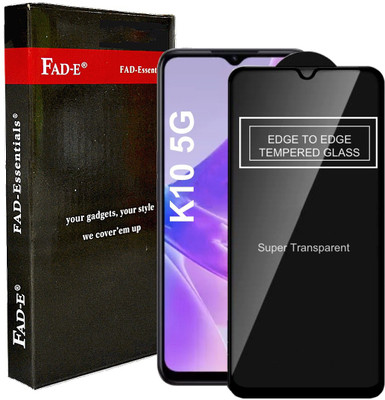 FAD-E Edge To Edge Tempered Glass for OPPO K10 5G(Pack of 1)