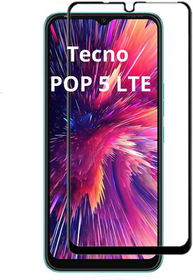 kentop Edge To Edge Tempered Glass for Tecno Pop 5 Pro(Pack of 1)