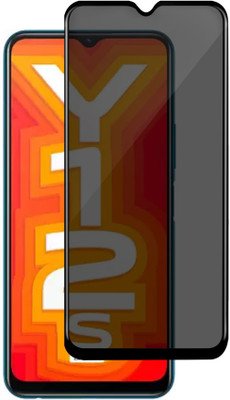 GLOBAL NOMAD Edge To Edge Tempered Glass for vivo Y12s(Pack of 1)