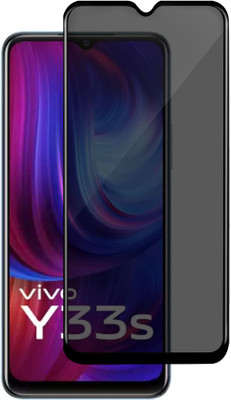 GLOBAL NOMAD Edge To Edge Tempered Glass for vivo Y33s(Pack of 1)