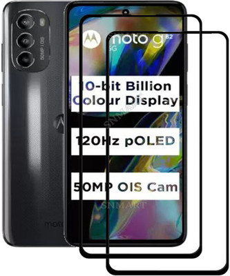 HQ Protection Edge To Edge Tempered Glass for MOTOROLA g82 5G, Moto G82 5G-(Pack of 2)