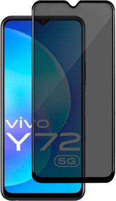 GLOBAL NOMAD Edge To Edge Tempered Glass for vivo Y72 5G(Pack of 1)