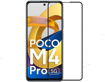 kentop Edge To Edge Tempered Glass for Xiaomi Poco M4 Pro 5G(Pack of 1)