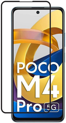 kentop Edge To Edge Tempered Glass for Xiaomi Poco M4 Pro 5G(Pack of 1)