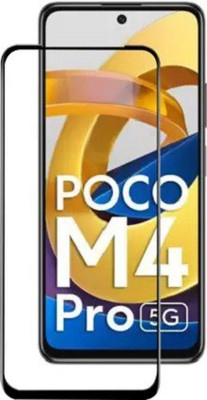 kentop Edge To Edge Tempered Glass for Xiaomi Poco M4 Pro 5G(Pack of 1)