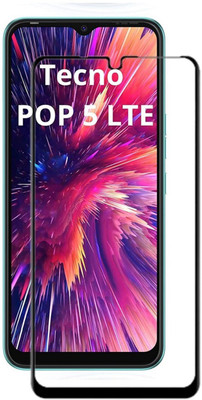 kentop Edge To Edge Tempered Glass for Tecno Pop 5 Pro(Pack of 1)