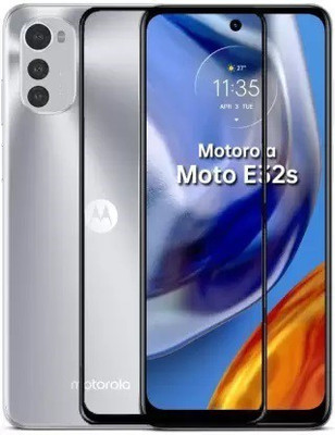 welldesign Edge To Edge Tempered Glass for Moto E32s, MOTOROLA Moto E32s(Pack of 1)