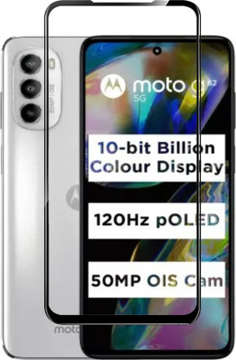 Hyper Edge To Edge Tempered Glass for MOTOROLA g82 5G(Pack of 1)